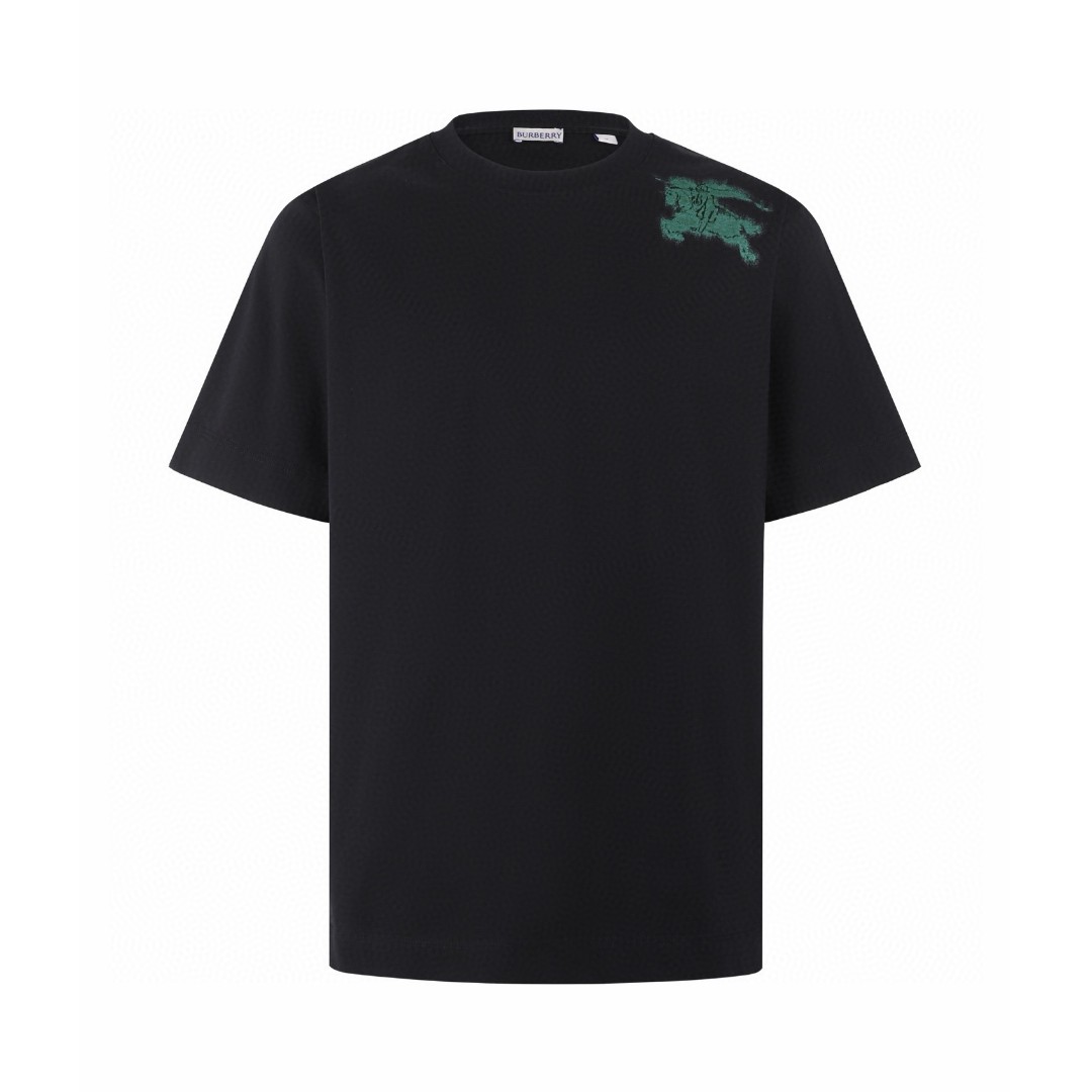 Burberry 巴宝莉 肩膀战马涂鸦骑士印花圆领Tee 短袖 T恤 白色 黑色 A0 80904331