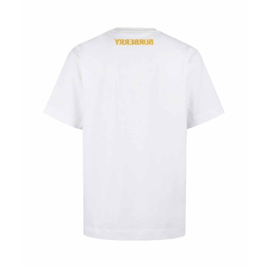 Burberry 巴宝莉 肩膀战马涂鸦骑士印花圆领Tee 短袖 T恤 白色 黑色 A0 80904331