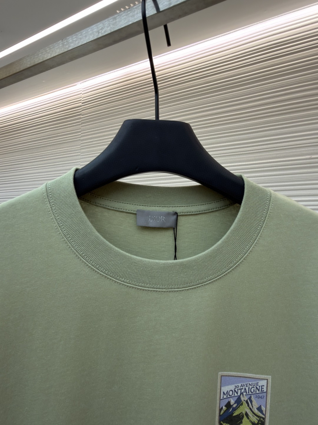 DIOR 迪奥 多色补丁圆领短袖 T恤 夏季 白色 黑色 绿色 A0 613J696E0677-C086