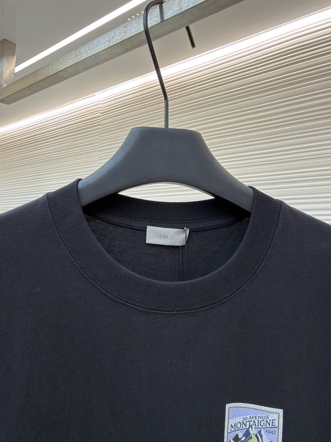 DIOR 迪奥 多色补丁圆领短袖 T恤 夏季 白色 黑色 绿色 A0 613J696E0677-C086