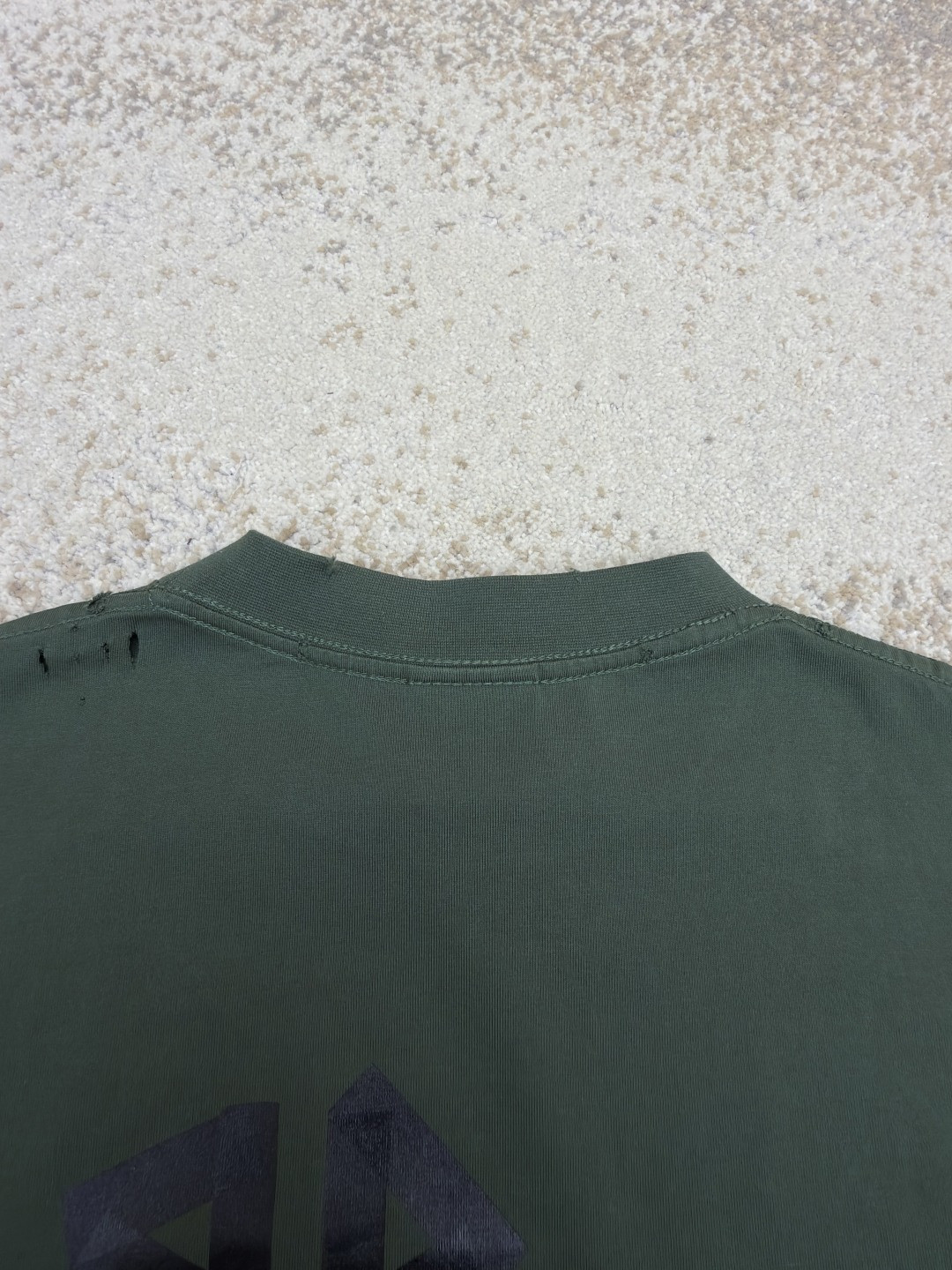 Balenciaga 巴黎世家 美纹纸胶带短袖 T恤 圆领 夏季 绿色 灰色 黑色 白色 做旧黑 黄黑色 黑色 深绿色 A0 739784TOVA92942