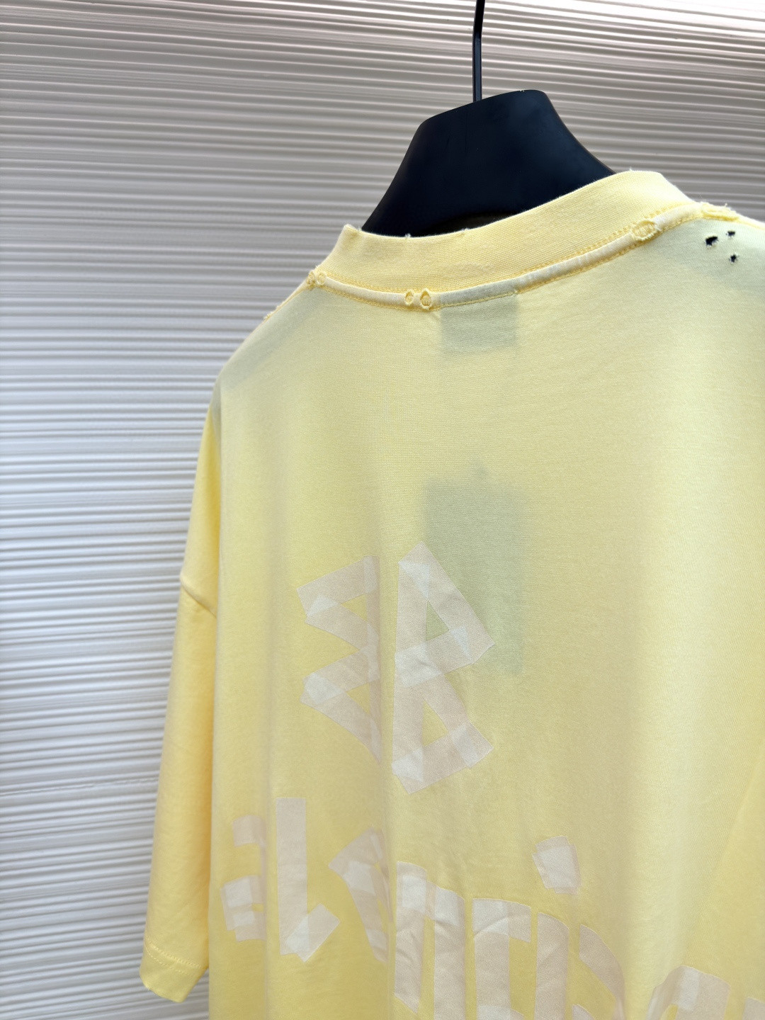 Balenciaga 巴黎世家 美纹纸胶带短袖 T恤 圆领 夏季 绿色 灰色 黑色 白色 做旧黑 黄黑色 黑色 深绿色 A0 739784TOVA92942