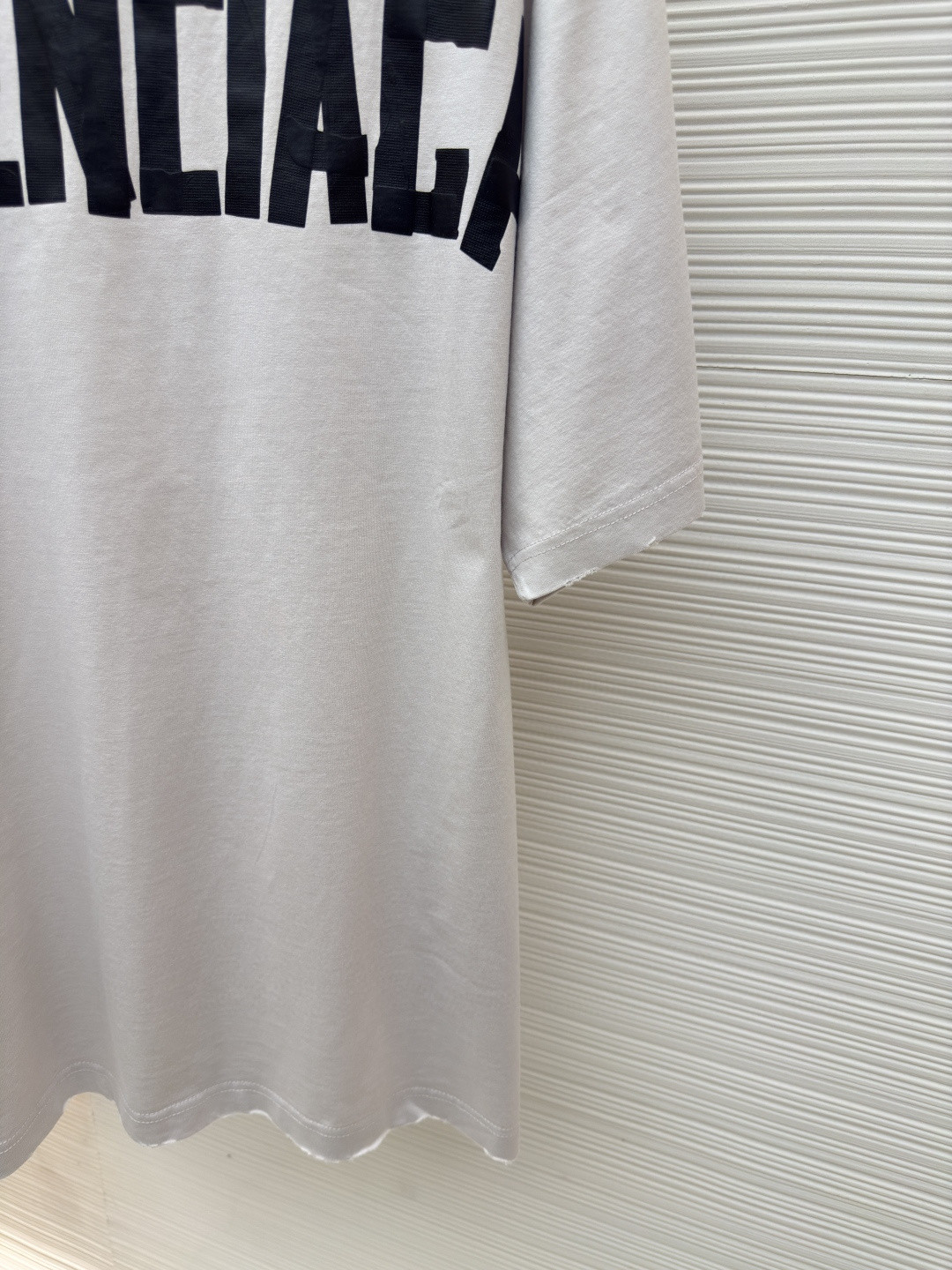 Balenciaga 巴黎世家 美纹纸胶带短袖 T恤 圆领 夏季 绿色 灰色 黑色 白色 做旧黑 黄黑色 黑色 深绿色 A0 739784TOVA92942