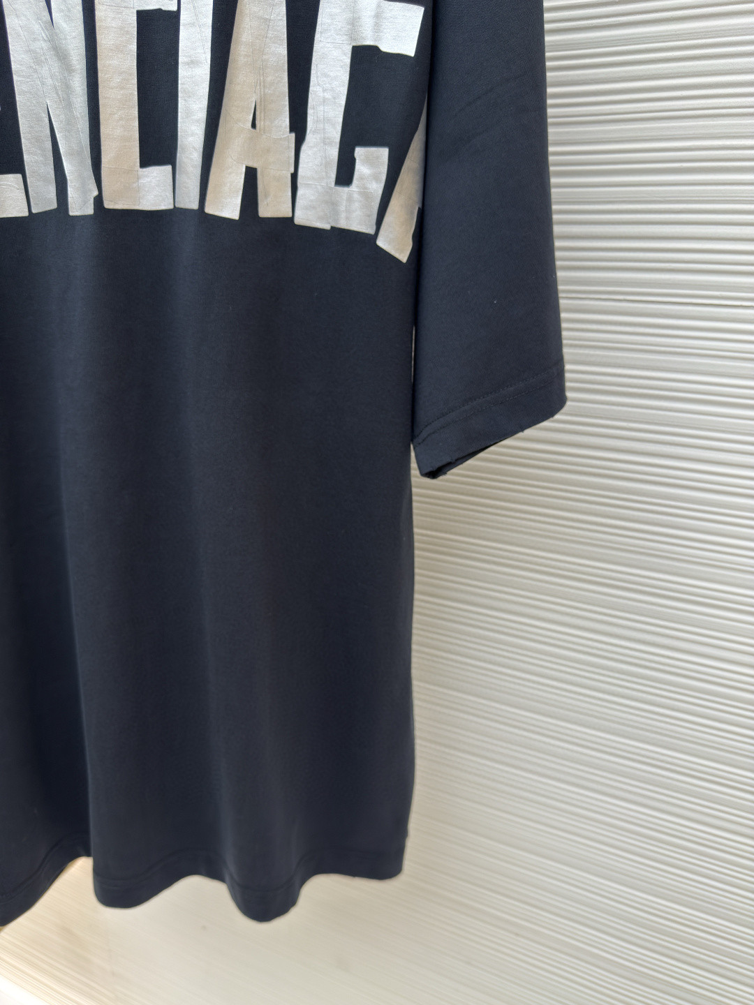 Balenciaga 巴黎世家 美纹纸胶带短袖 T恤 圆领 夏季 绿色 灰色 黑色 白色 做旧黑 黄黑色 黑色 深绿色 A0 739784TOVA92942