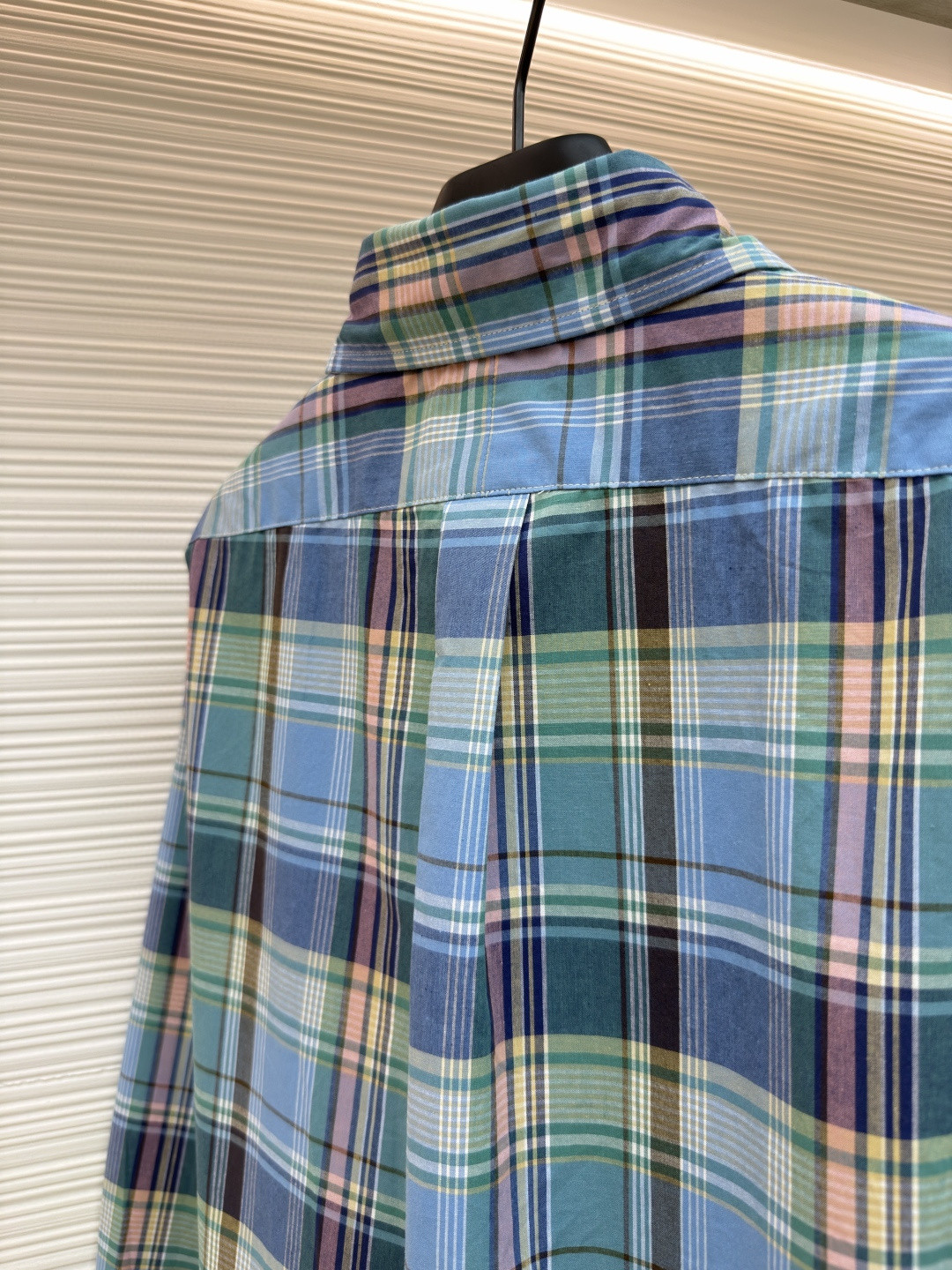 Ralph Lauren 拉夫劳伦 刺绣小马彩色格子衬衫 外套 长袖 蓝色 B0 710P06020-007