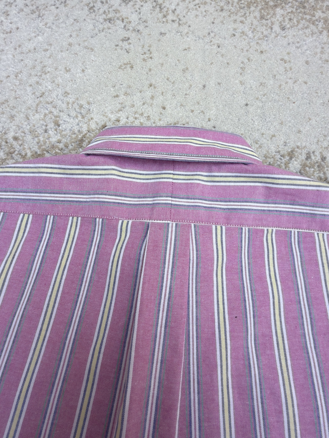 Ralph Lauren 拉夫劳伦 刺绣小马彩色条纹衬衫 外套 长袖 粉色 B0 MNPOWOV16824822-650