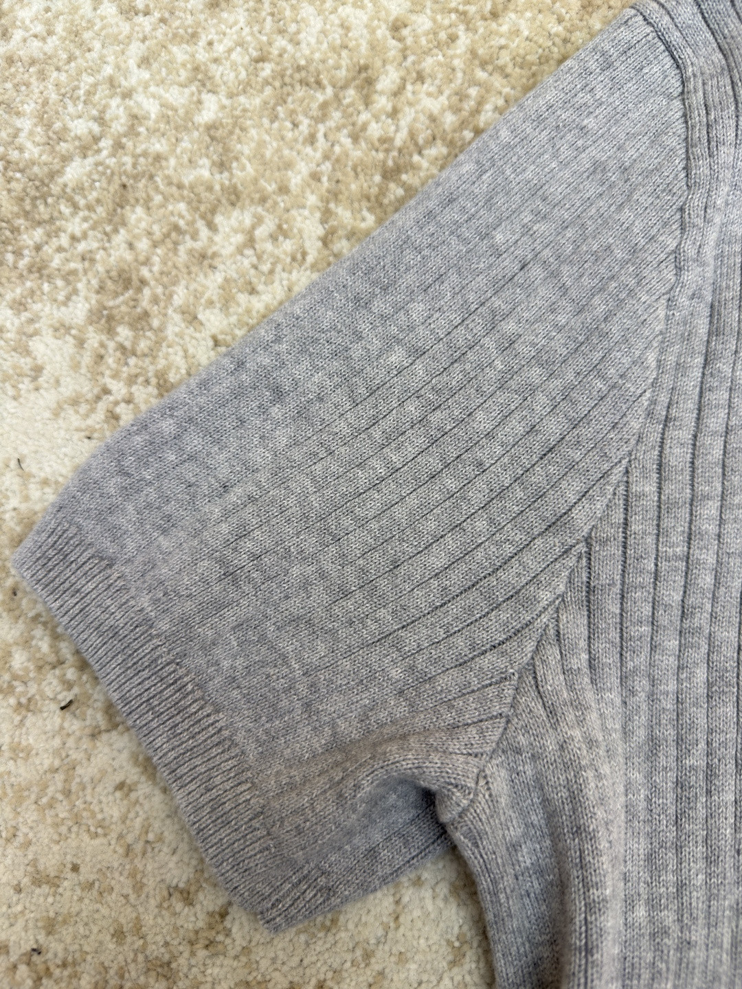 Ralph Lauren 拉夫劳伦 刺绣小马条纹Polo衫 短袖 灰色 A5 710979100-002