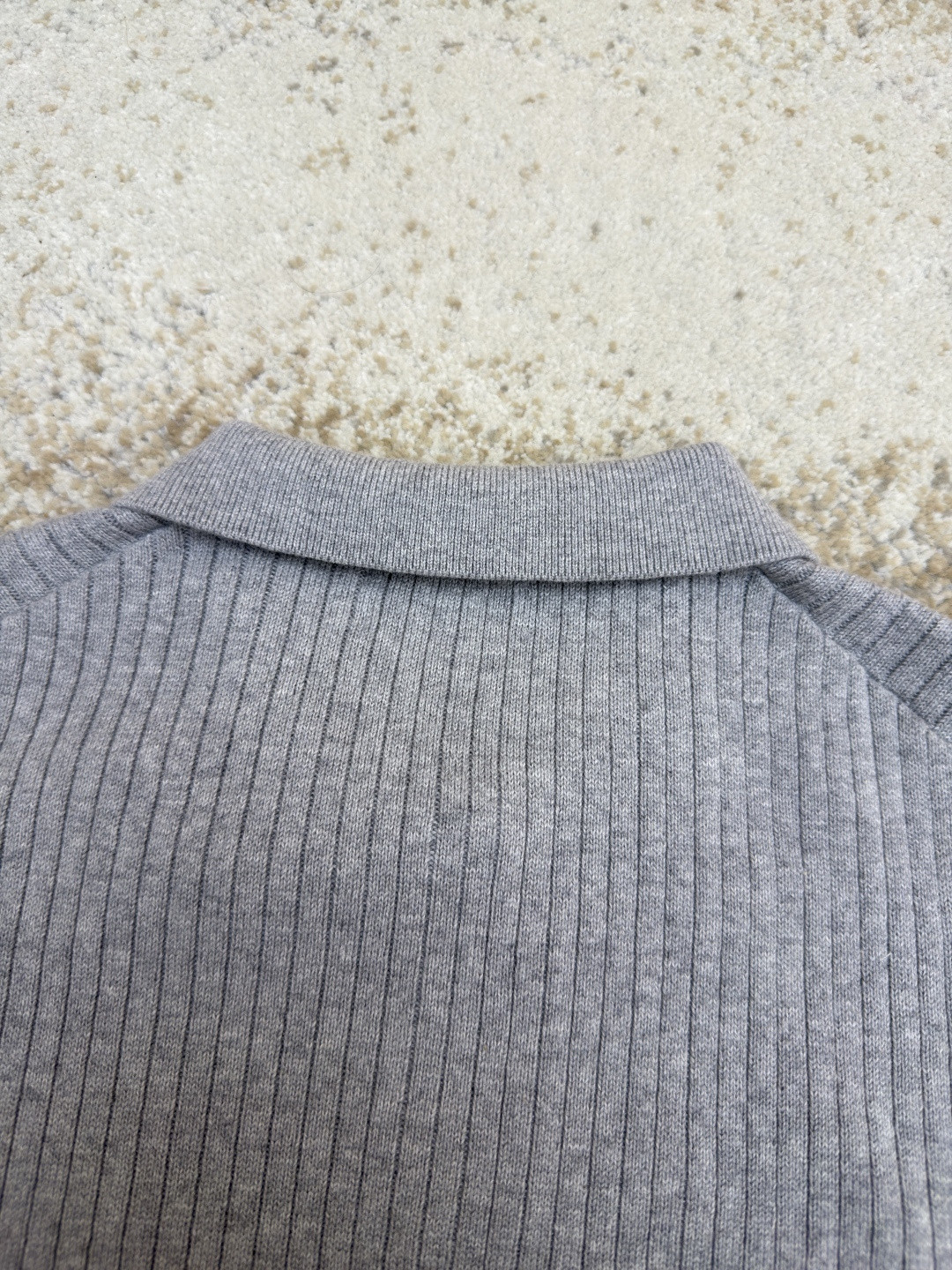 Ralph Lauren 拉夫劳伦 刺绣小马条纹Polo衫 短袖 灰色 A5 710979100-002