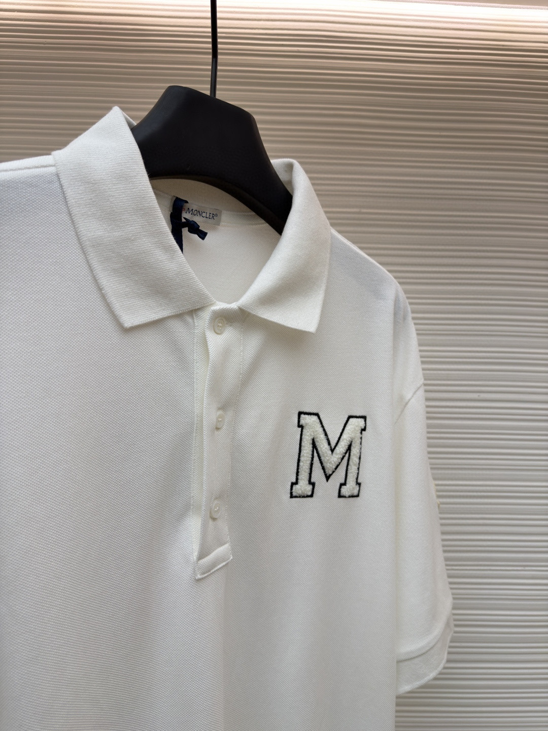 Moncler 蒙口 毛巾绣Polo衫 短袖 T恤 夏季 白色 黑色 A0 K20918A0000289A16050