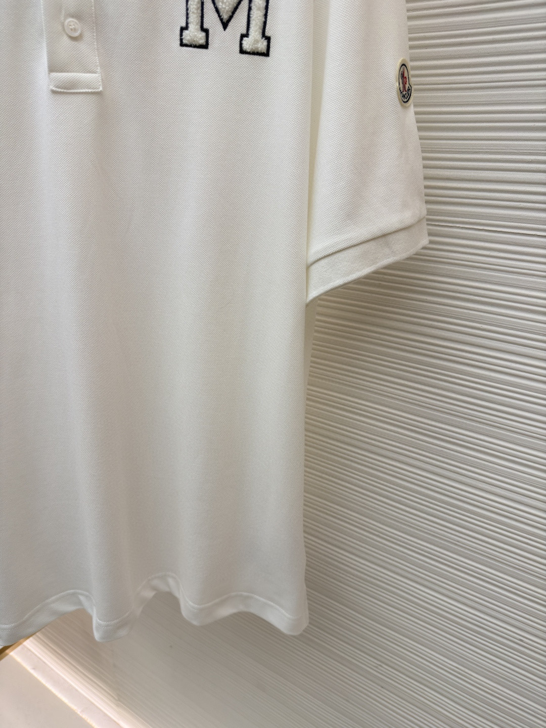 Moncler 蒙口 毛巾绣Polo衫 短袖 T恤 夏季 白色 黑色 A0 K20918A0000289A16050