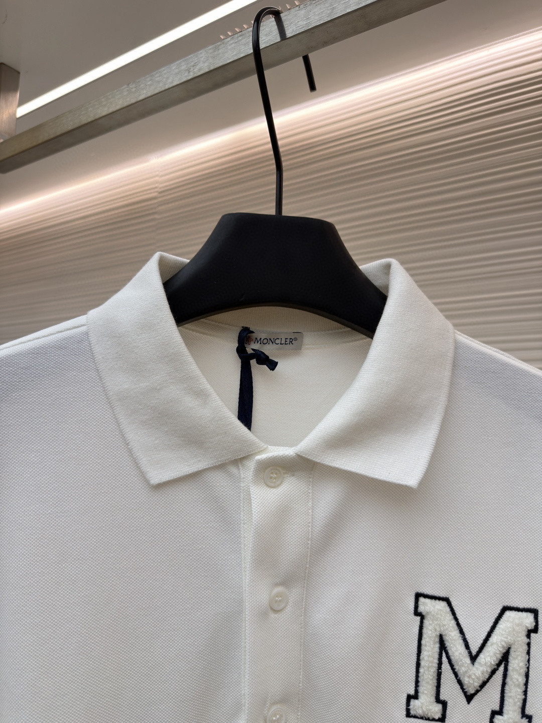Moncler 蒙口 毛巾绣Polo衫 短袖 T恤 夏季 白色 黑色 A0 K20918A0000289A16050