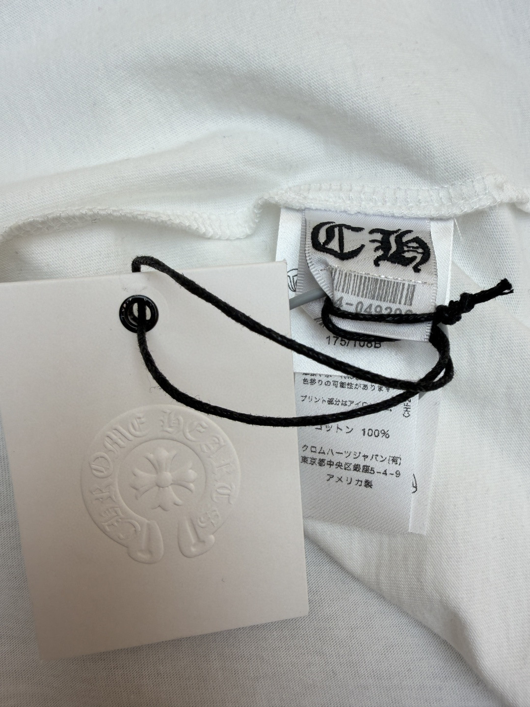 Chrome Hearts 克罗心 日本限定印花圆领短袖 T恤 白色 A2 408129111WHTLRG832