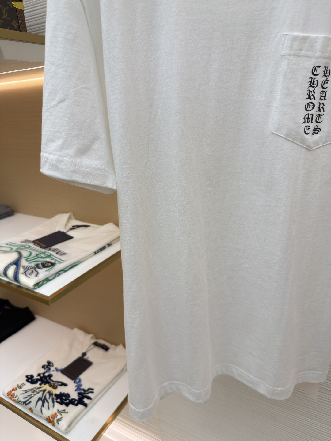 Chrome Hearts 克罗心 日本限定印花圆领短袖 T恤 白色 A2 408129111WHTLRG832