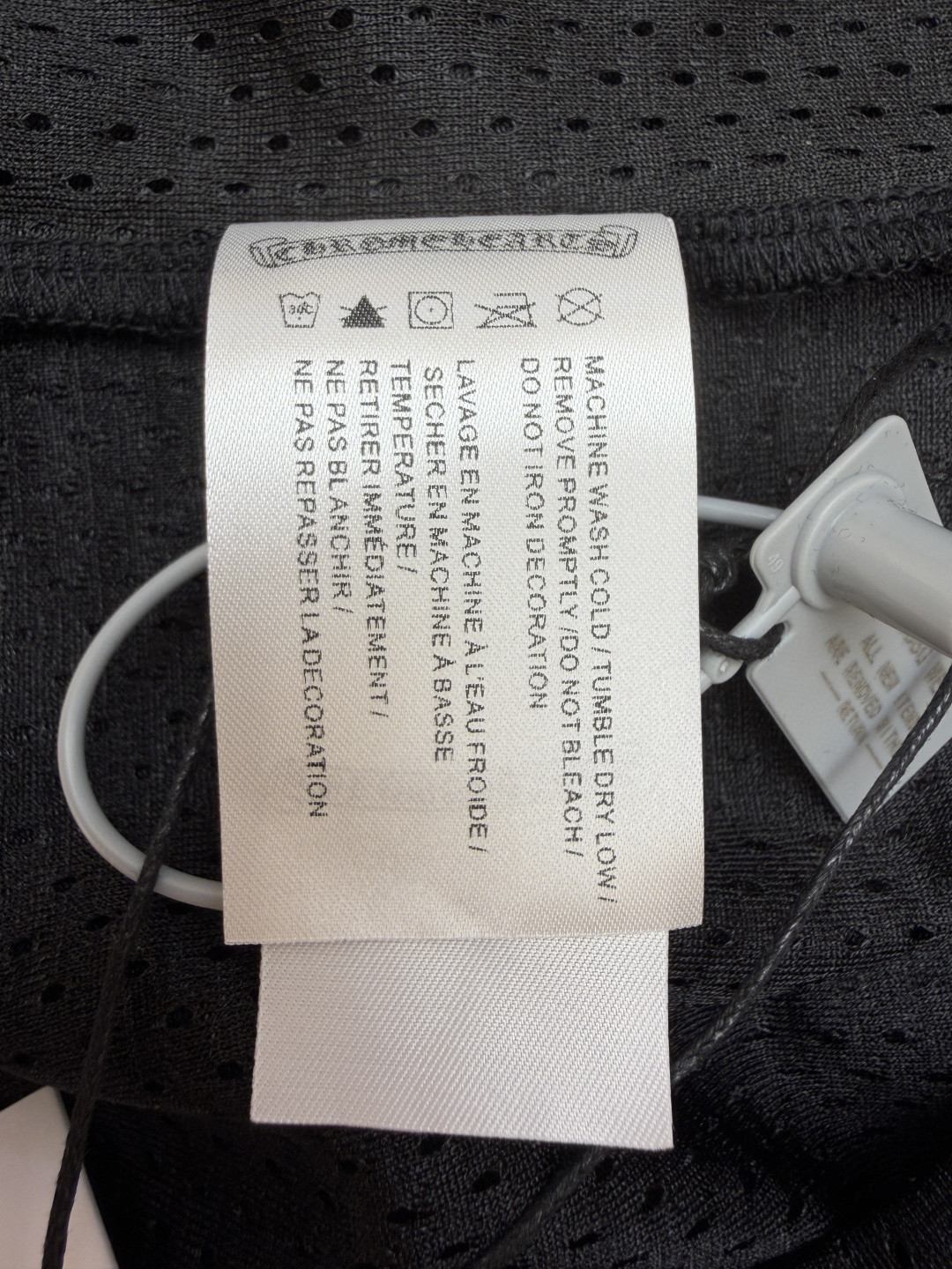 Chrome Hearts 克罗心 冰球服系列镀银网眼短袖 T恤 黑色 A2 CH-20231186