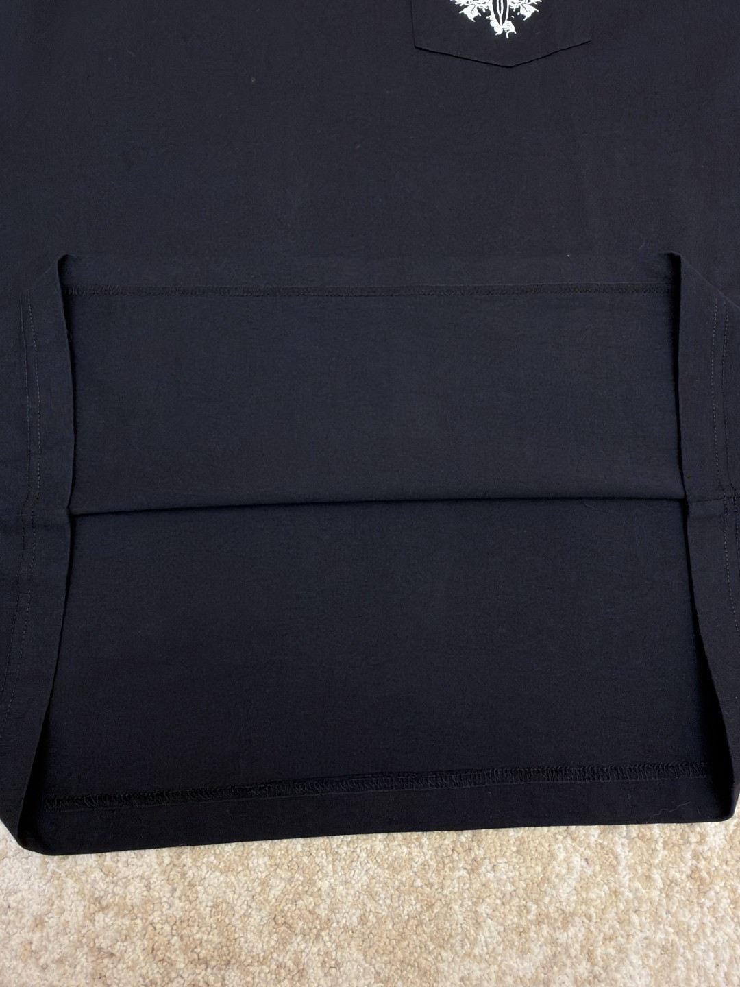 Chrome Hearts 克罗心 藤蔓宝剑圆领短袖 T恤 白色 黑色 A2