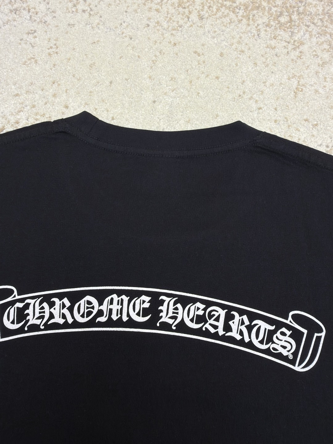 Chrome Hearts 克罗心 藤蔓宝剑圆领短袖 T恤 白色 黑色 A2