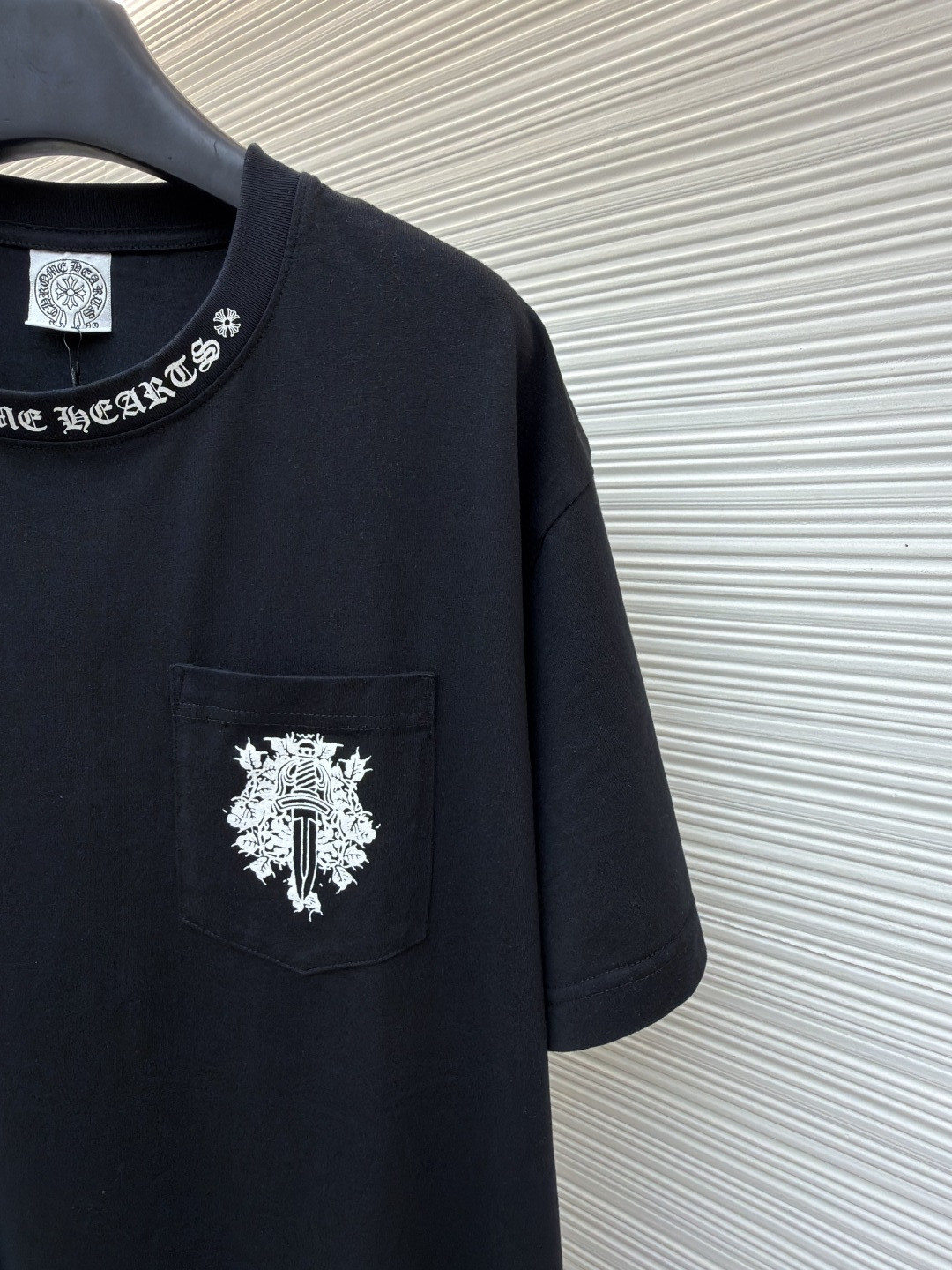 Chrome Hearts 克罗心 藤蔓宝剑圆领短袖 T恤 白色 黑色 A2