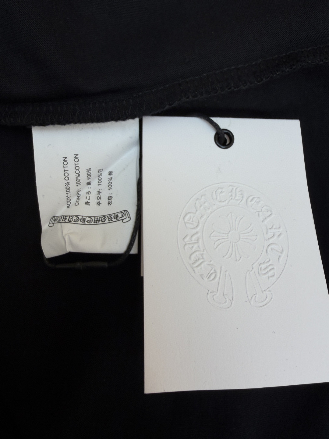 Chrome Hearts 克罗心 迈阿密限定 彩色十字架圆领短袖 T恤 白色 黑色 A2 HC-0609