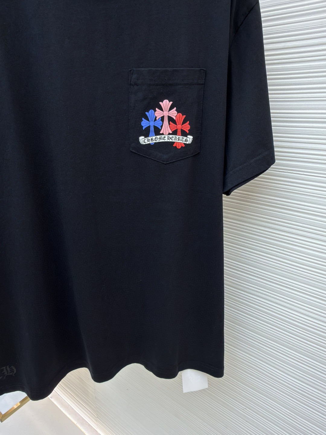 Chrome Hearts 克罗心 迈阿密限定 彩色十字架圆领短袖 T恤 白色 黑色 A2 HC-0609