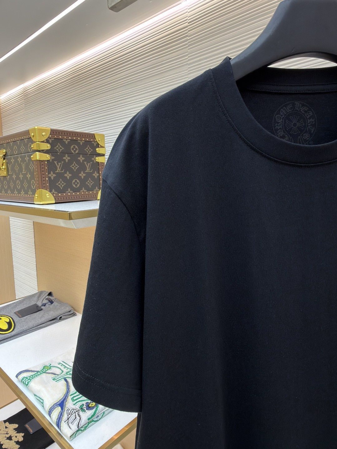 Chrome Hearts 克罗心 迈阿密限定 彩色十字架圆领短袖 T恤 白色 黑色 A2 HC-0609