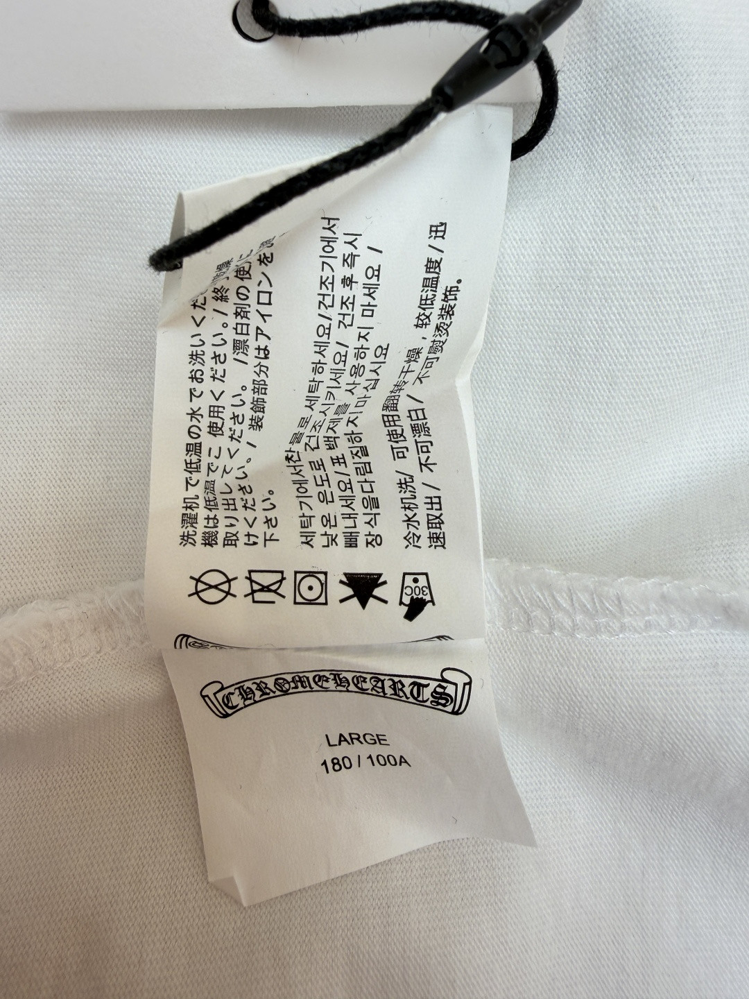 Chrome Hearts 克罗心 迈阿密限定 彩色十字架圆领短袖 T恤 白色 黑色 A2 HC-0609