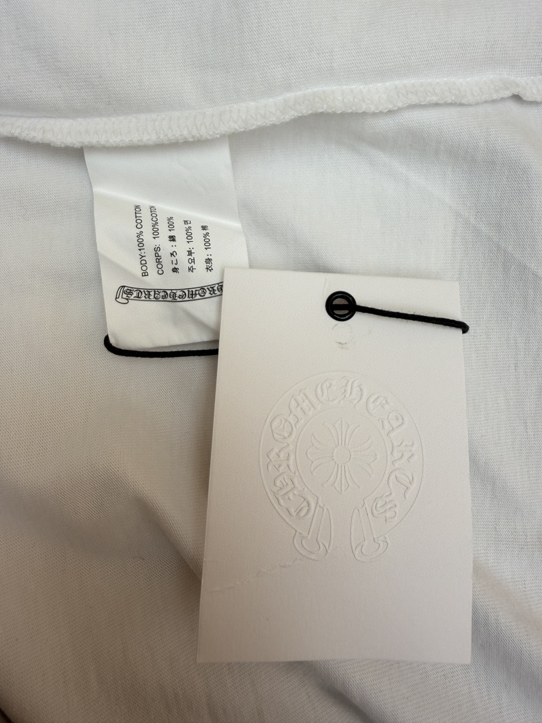 Chrome Hearts 克罗心 迈阿密限定 彩色十字架圆领短袖 T恤 白色 黑色 A2 HC-0609