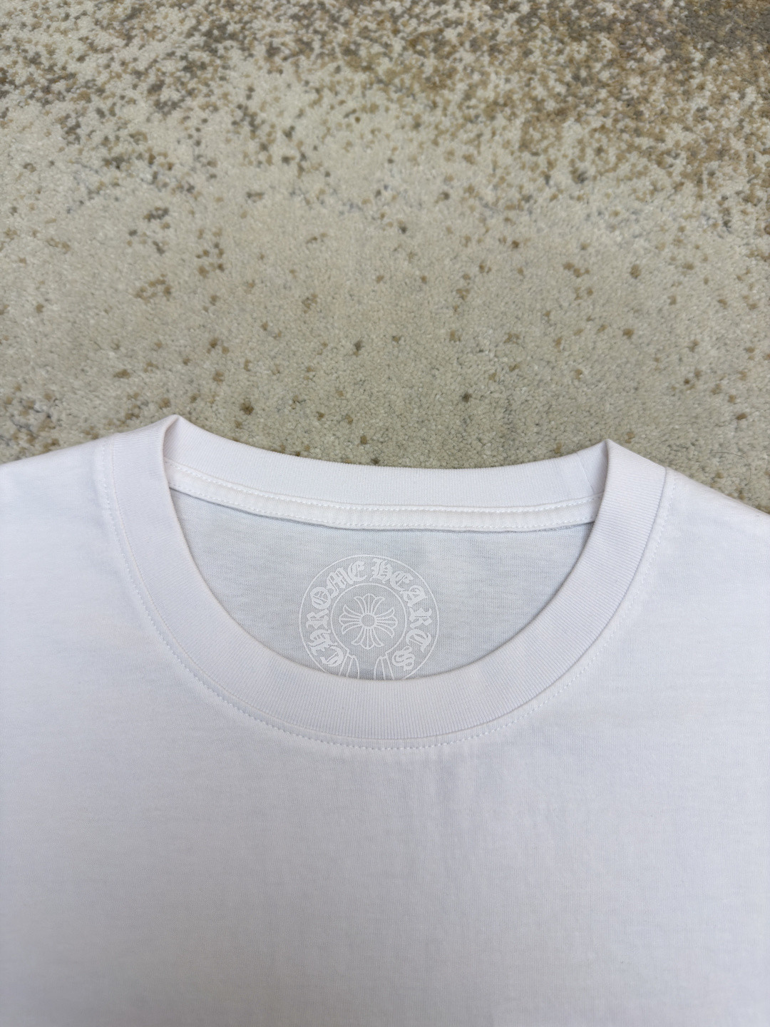 Chrome Hearts 克罗心 梵文大十字架圆领短袖 T恤 白色 黑色 A2