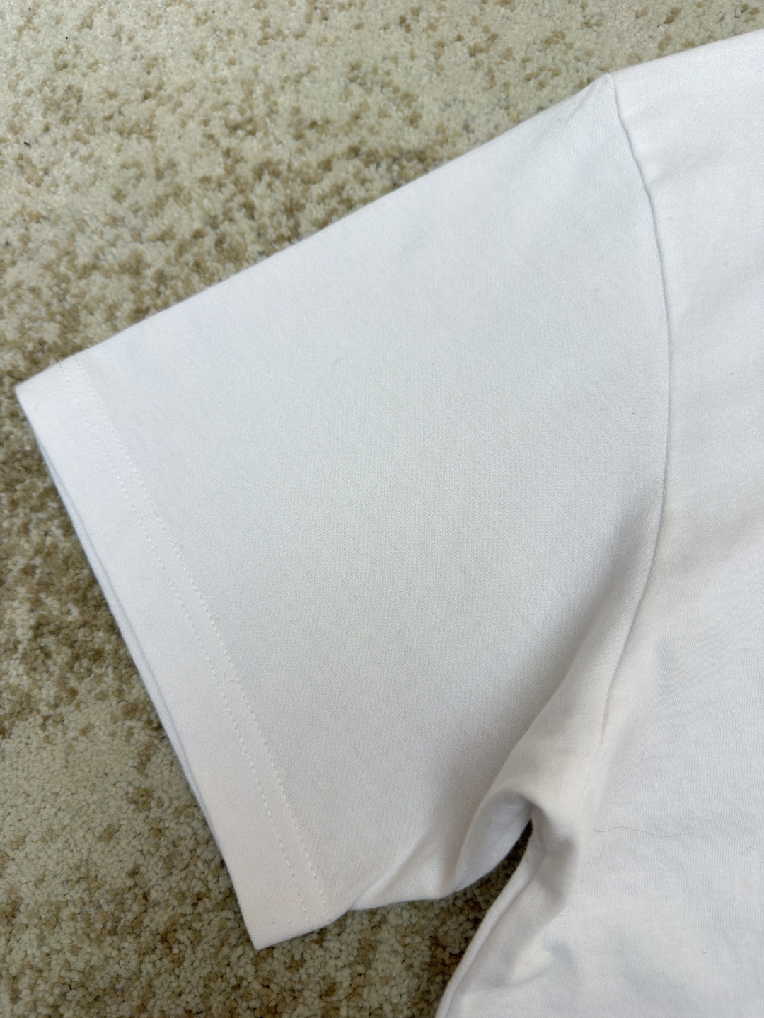 Chrome Hearts 克罗心 马蹄十字花印花口袋圆领短袖 T恤 白色 A2 