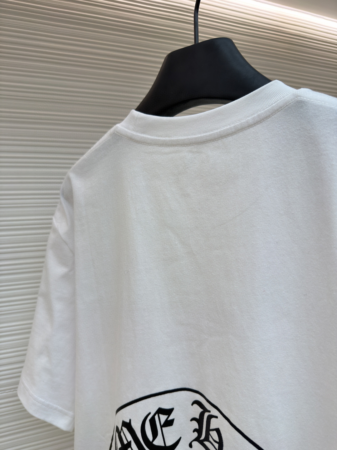 Chrome Hearts 克罗心 马蹄十字花印花口袋圆领短袖 T恤 白色 A2 