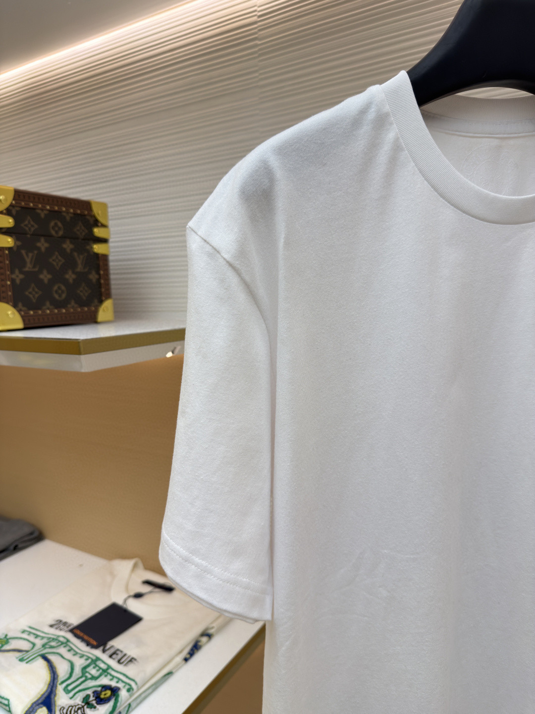 Chrome Hearts 克罗心 马蹄十字花印花口袋圆领短袖 T恤 白色 A2 