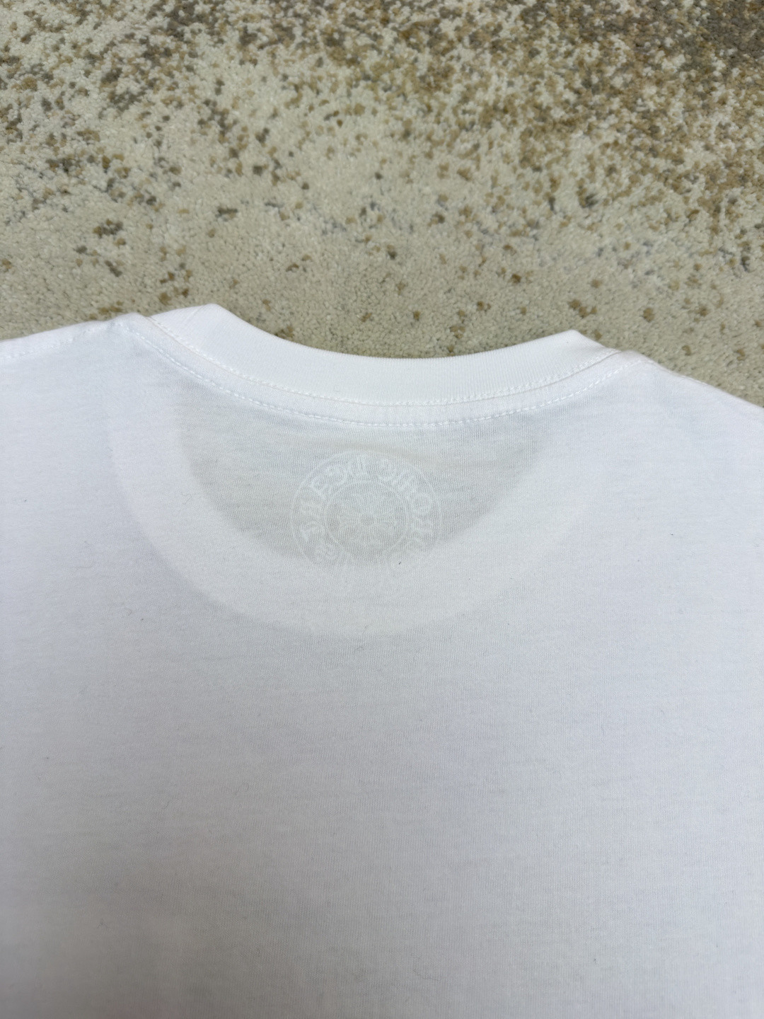 Chrome Hearts 克罗心梵文印花口袋圆领短袖 T恤 白色 黑色 A2 CH-054