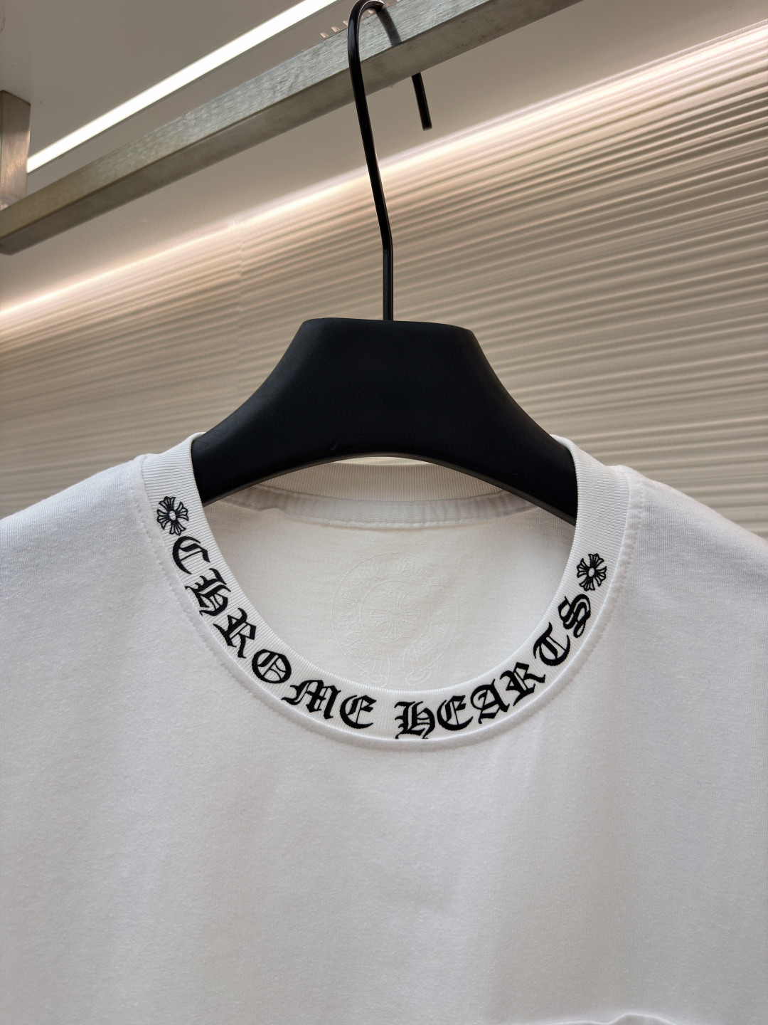 Chrome Hearts 克罗心梵文印花口袋圆领短袖 T恤 白色 黑色 A2 CH-054