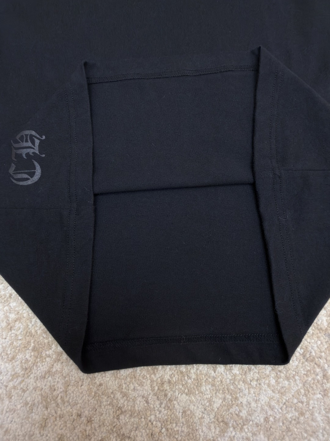 Chrome Hearts 克罗心梵文印花口袋圆领短袖 T恤 白色 黑色 A2 CH-054