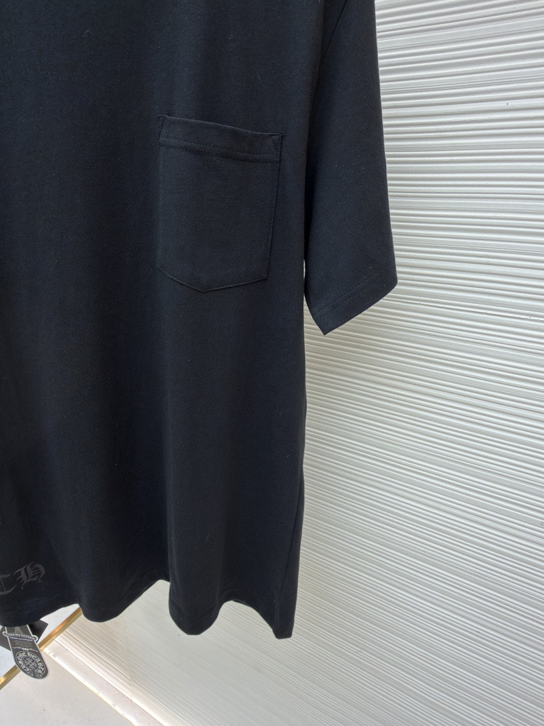 Chrome Hearts 克罗心梵文印花口袋圆领短袖 T恤 白色 黑色 A2 CH-054