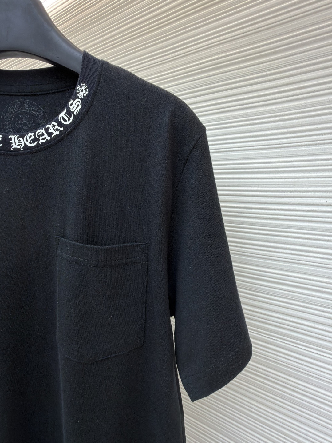 Chrome Hearts 克罗心梵文印花口袋圆领短袖 T恤 白色 黑色 A2 CH-054