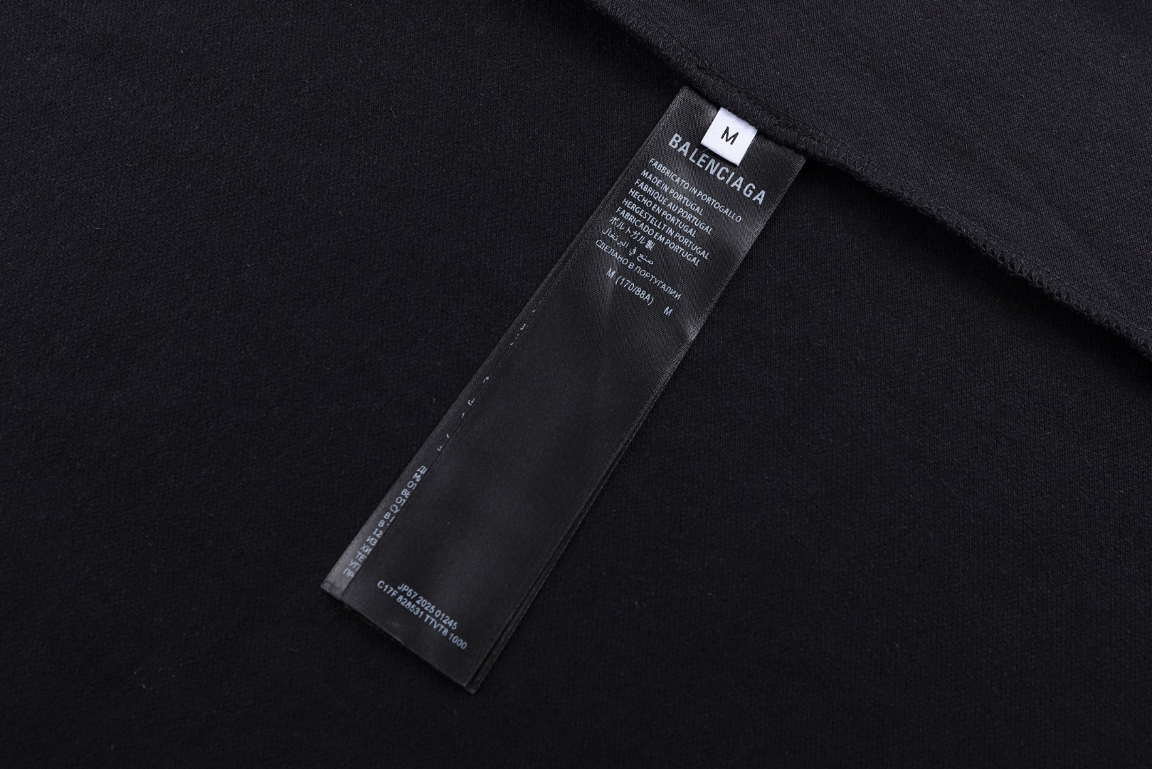 Balenciaga 巴黎世家 翻领刺绣Polo衫 短袖 T恤 夏季 黑色 A0 828531TTVT81000