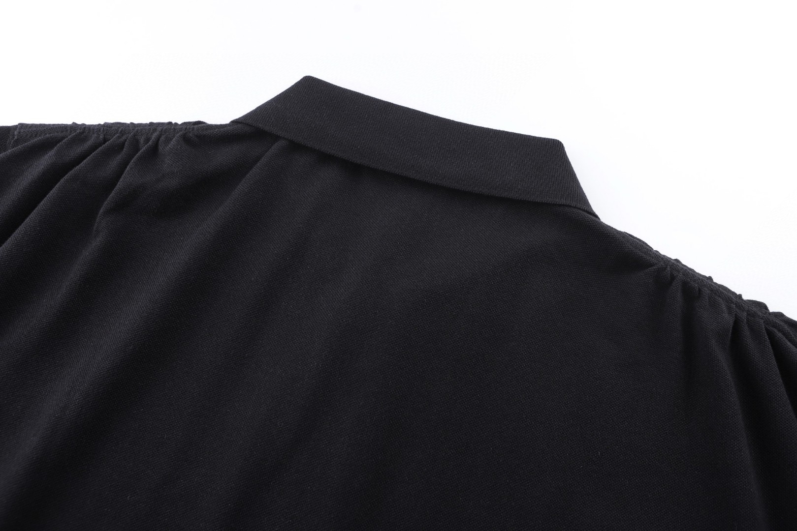 Balenciaga 巴黎世家 翻领刺绣Polo衫 短袖 T恤 夏季 黑色 A0 828531TTVT81000