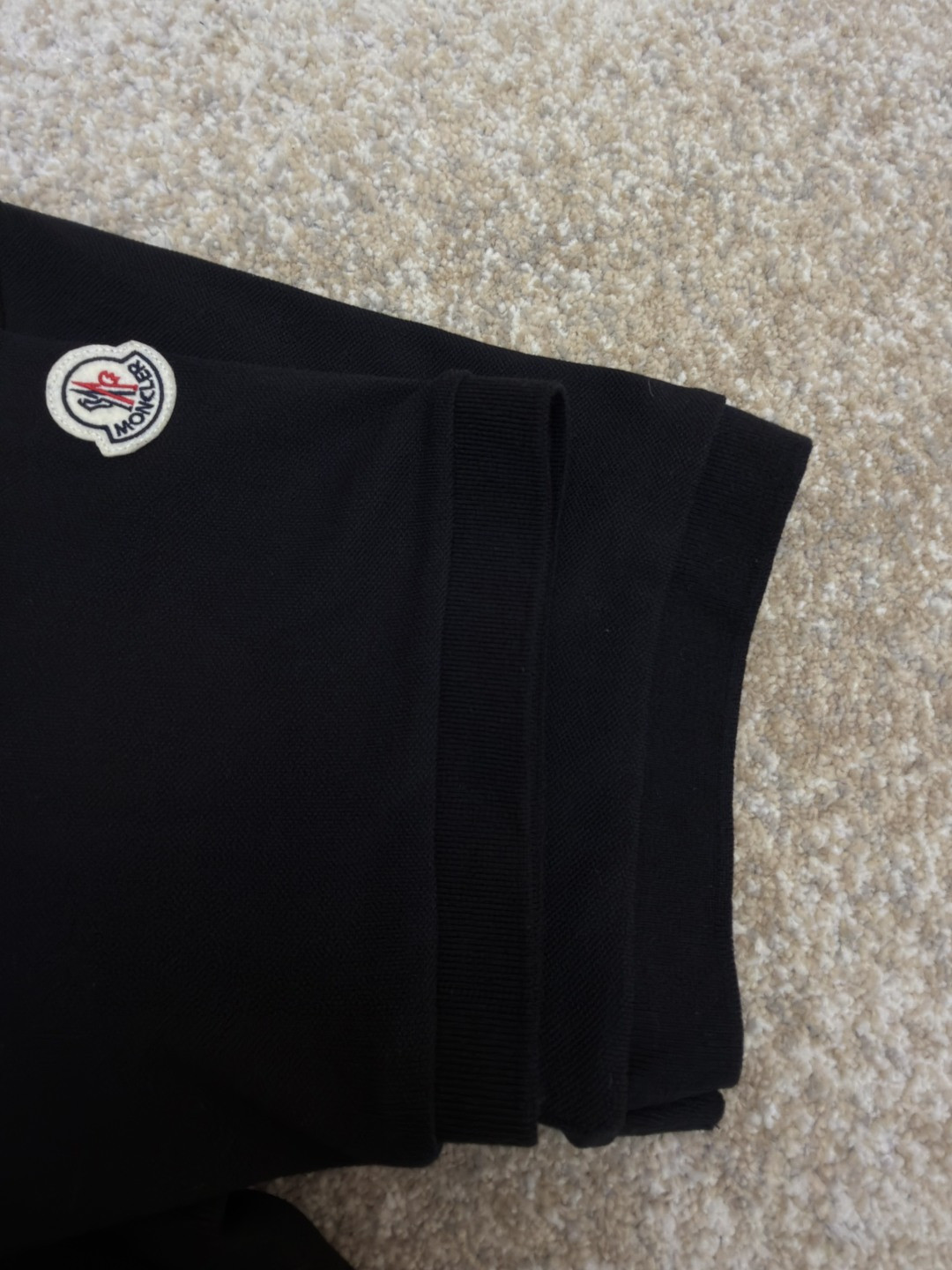 Moncler 蒙口 毛巾绣Polo衫 短袖 T恤 夏季 白色 黑色 A0 K20918A0000289A16050