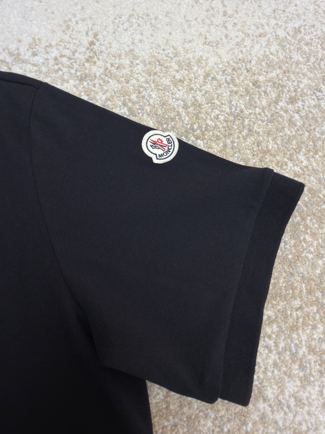 Moncler 蒙口 毛巾绣Polo衫 短袖 T恤 夏季 白色 黑色 A0 K20918A0000289A16050