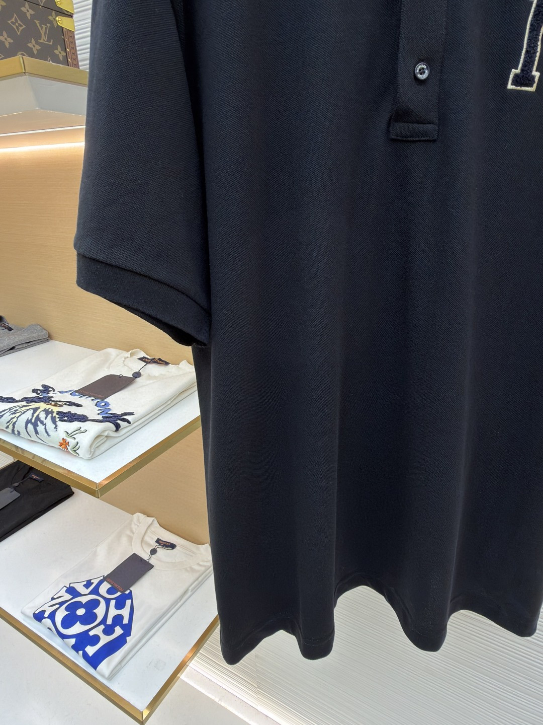 Moncler 蒙口 毛巾绣Polo衫 短袖 T恤 夏季 白色 黑色 A0 K20918A0000289A16050