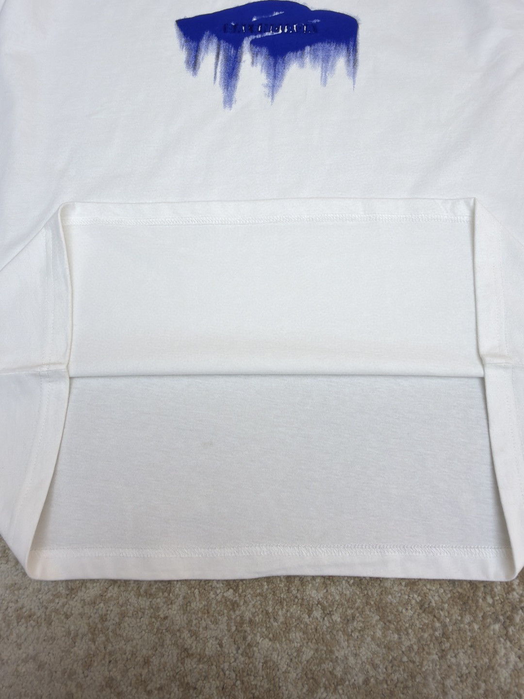 Balenciaga 巴黎世家 溶解印花刺绣短袖 T恤 圆领 夏季 白色 A0 850345TUVJ89000