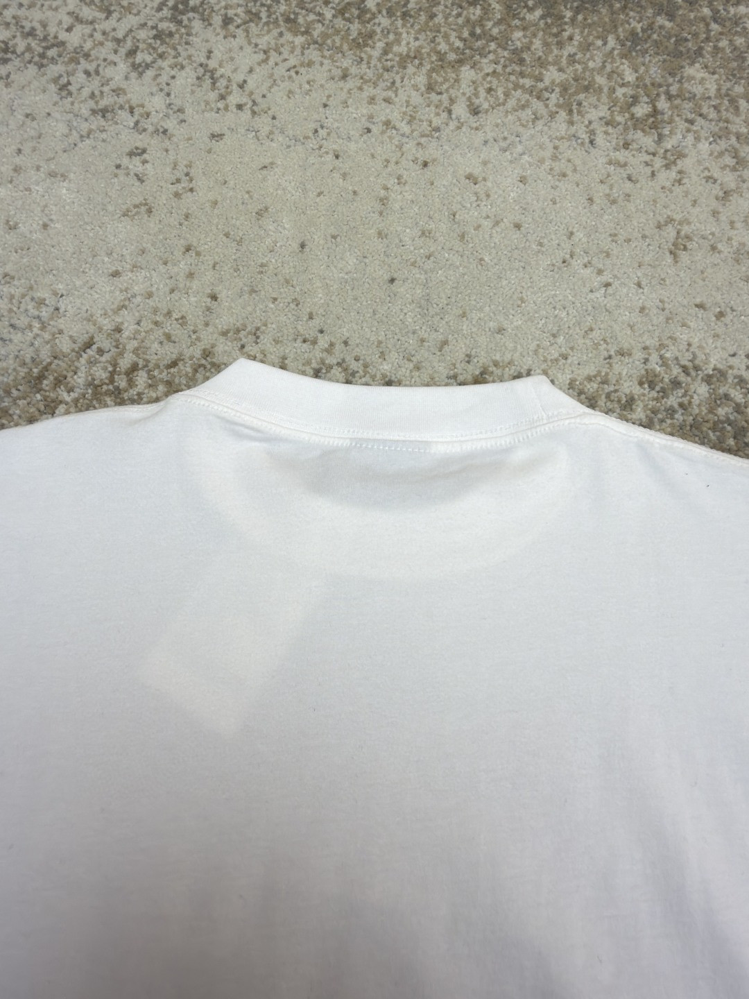 Balenciaga 巴黎世家 溶解印花刺绣短袖 T恤 圆领 夏季 白色 A0 850345TUVJ89000