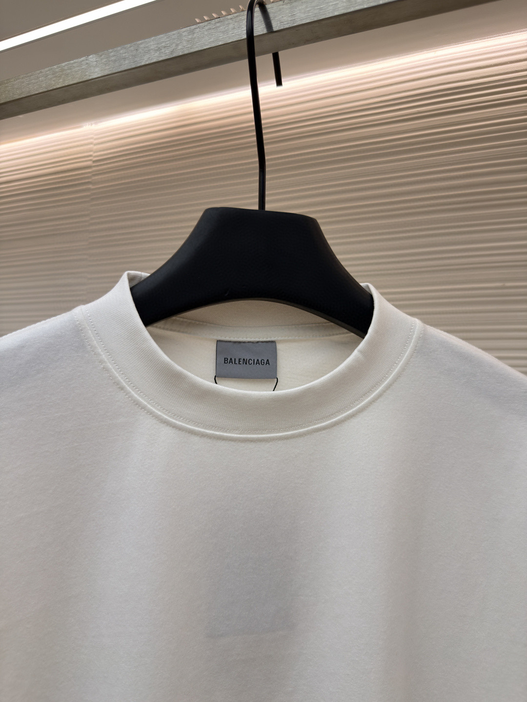 Balenciaga 巴黎世家 溶解印花刺绣短袖 T恤 圆领 夏季 白色 A0 850345TUVJ89000