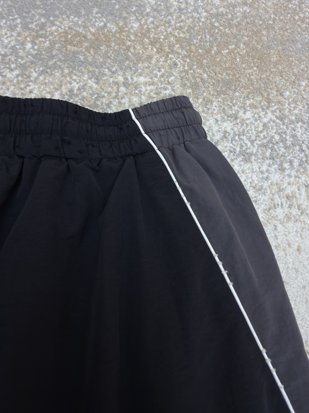 Balenciaga 巴黎世家 PUMA 彪马联名款 刺绣松紧腰休闲裤 运动裤 长裤 裤子 黑色 B0 850701TTO041485