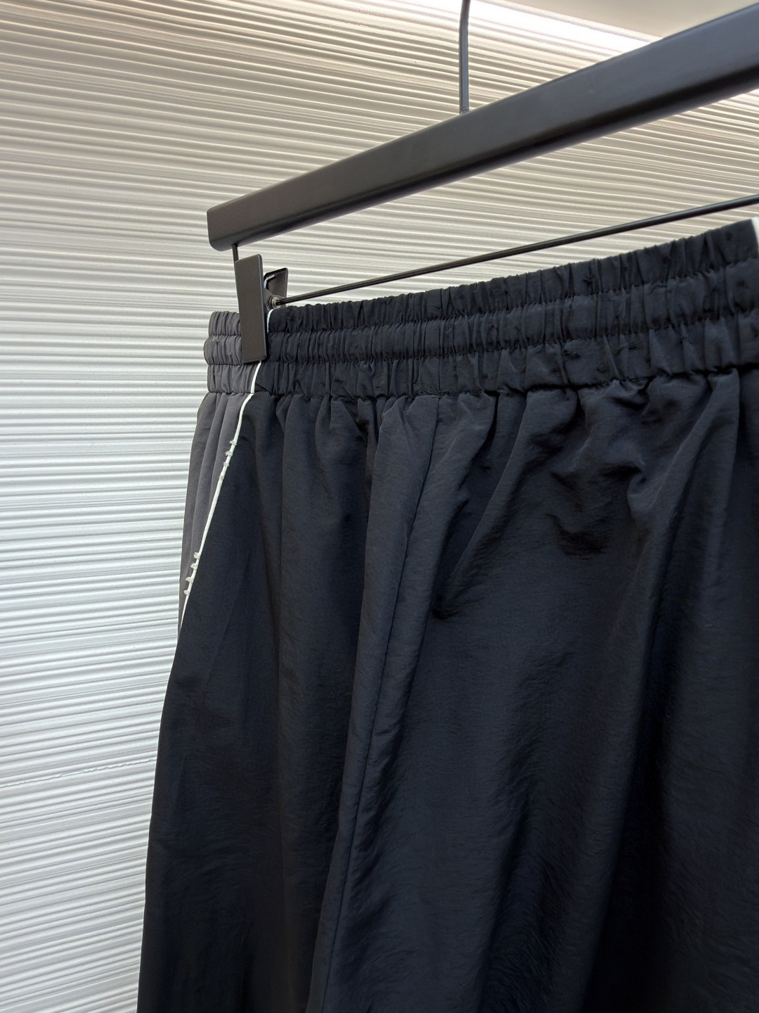 Balenciaga 巴黎世家 PUMA 彪马联名款 刺绣松紧腰休闲裤 运动裤 长裤 裤子 黑色 B0 850701TTO041485