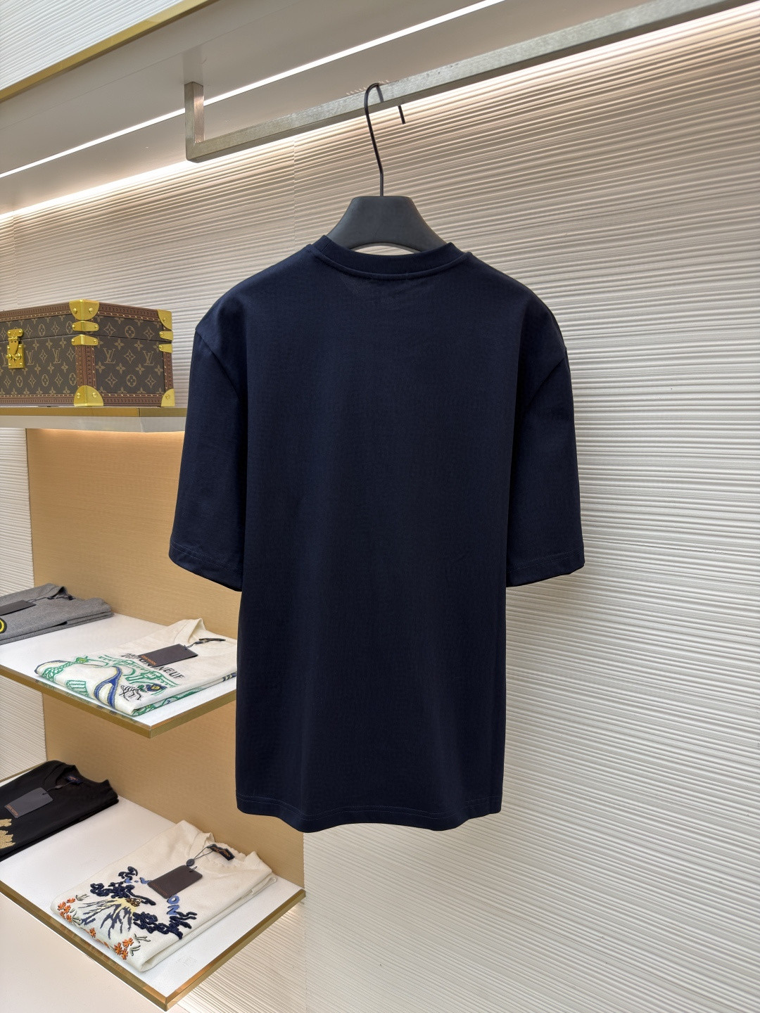 CELINE 赛琳 纯色logo印花圆领短袖 T恤 夏款 白色 灰色 蓝色 A0 RX0LJ1242-01OB