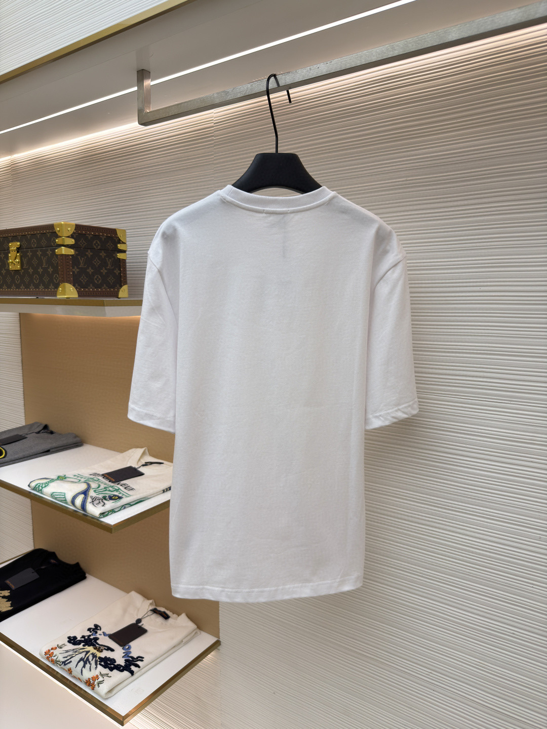 CELINE 赛琳 纯色logo印花圆领短袖 T恤 夏款 白色 灰色 蓝色 A0 RX0LJ1242-01OB