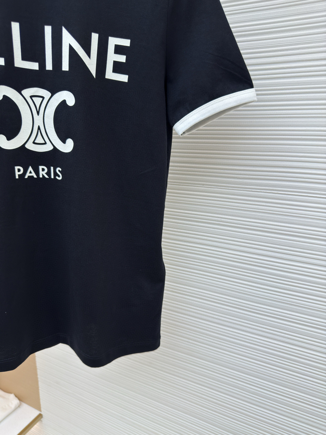 CELINE 赛琳 字母印花圆领短袖 T恤 夏款 女款 黑色 白色 A0 2X872501F-01NB