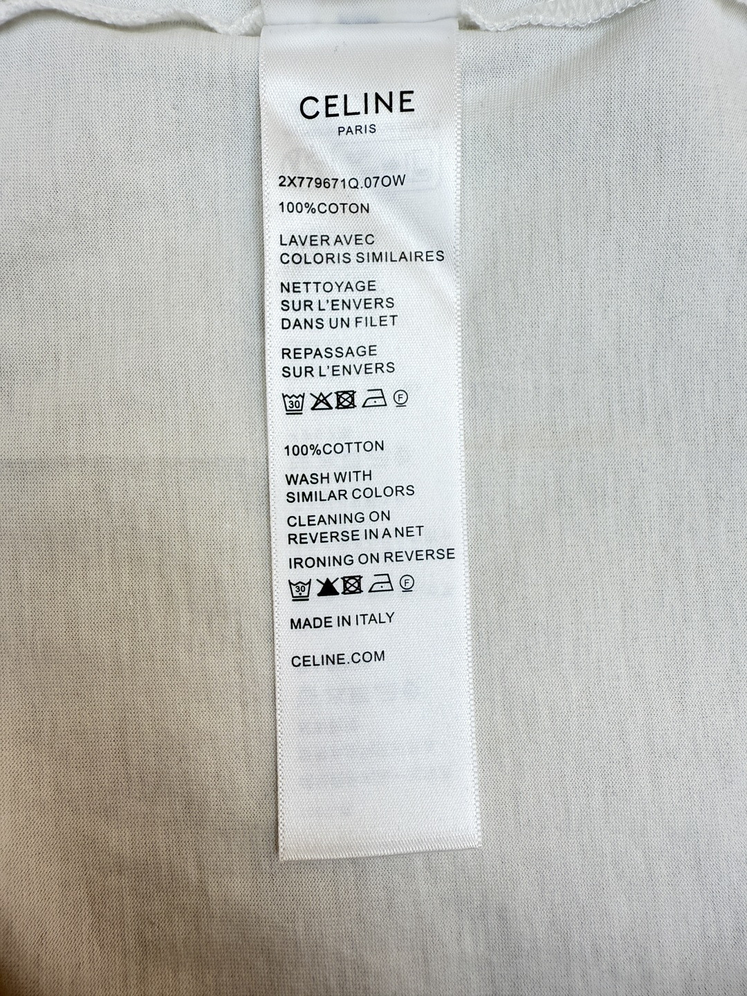 CELINE 赛琳 字母印花圆领短袖 T恤 夏款 女款 黑色 白色 A0 2X872501F-01NB