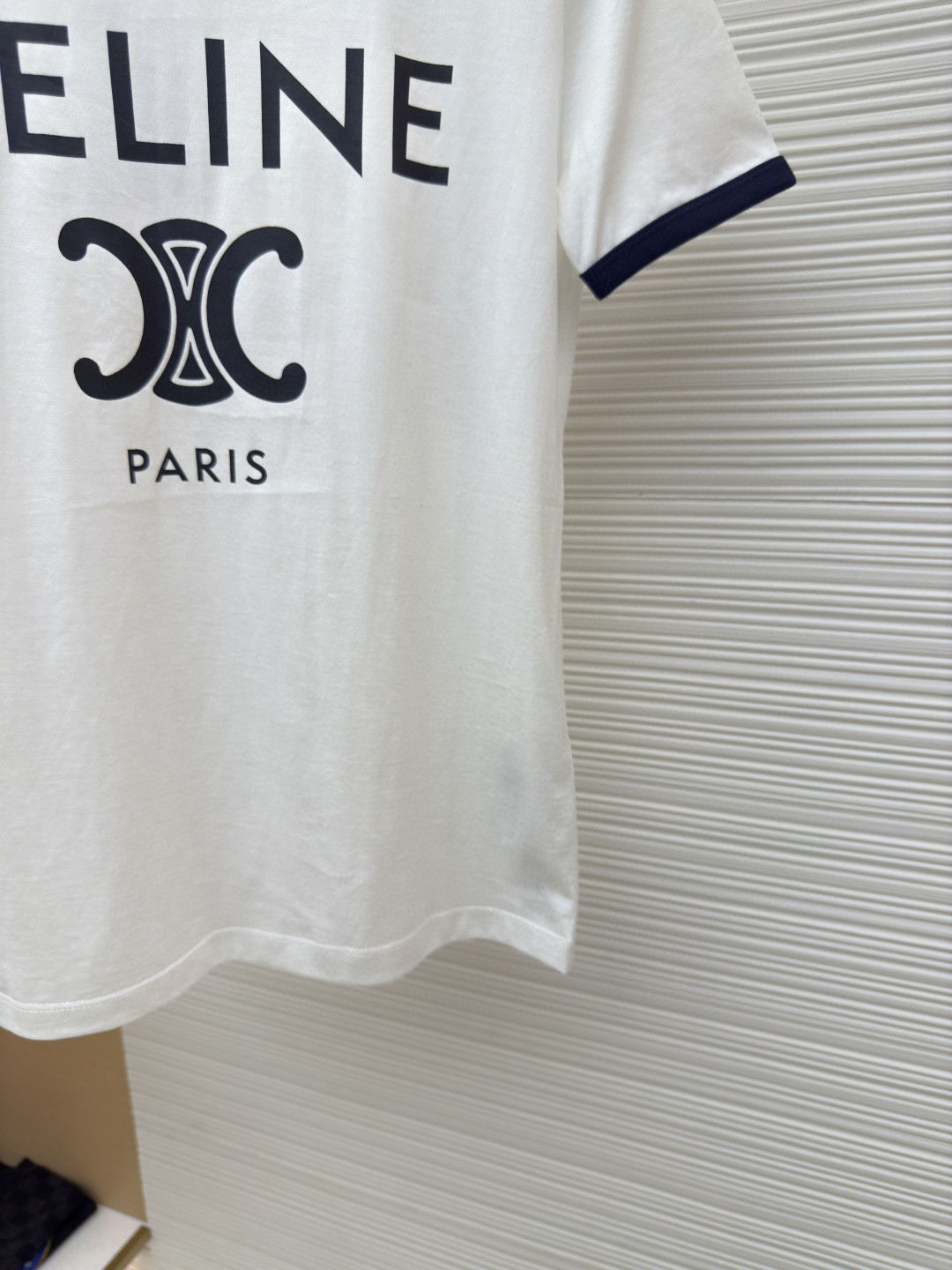 CELINE 赛琳 字母印花圆领短袖 T恤 夏款 女款 黑色 白色 A0 2X872501F-01NB